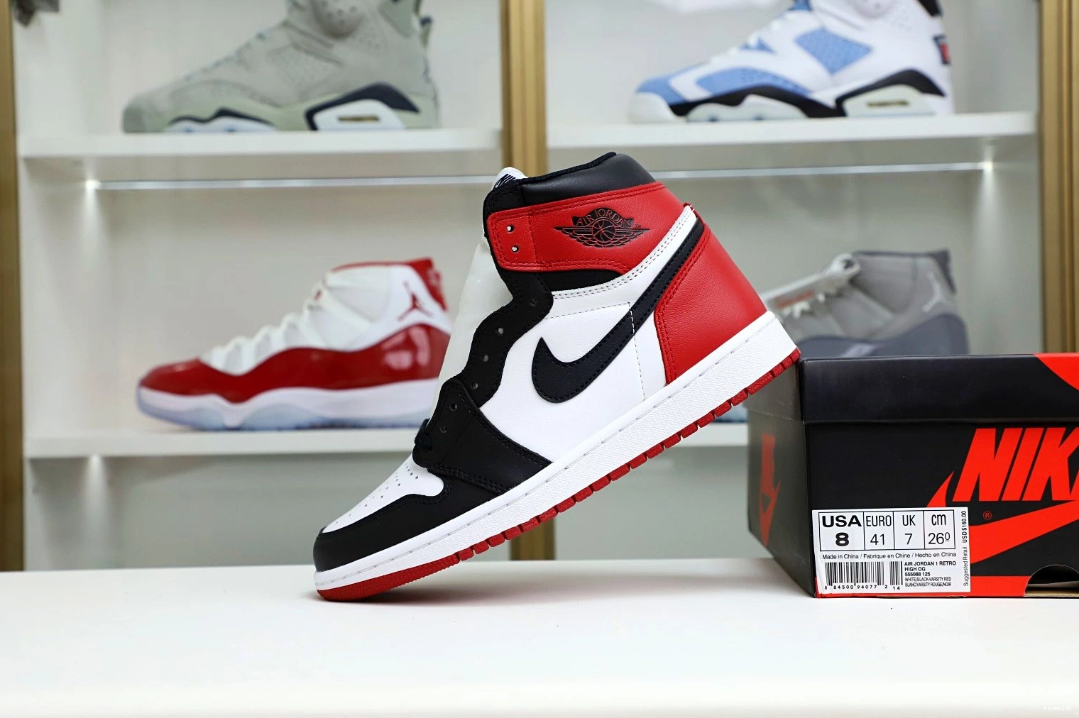 Jordan Toe Black (2016) Retro Air 1 0815